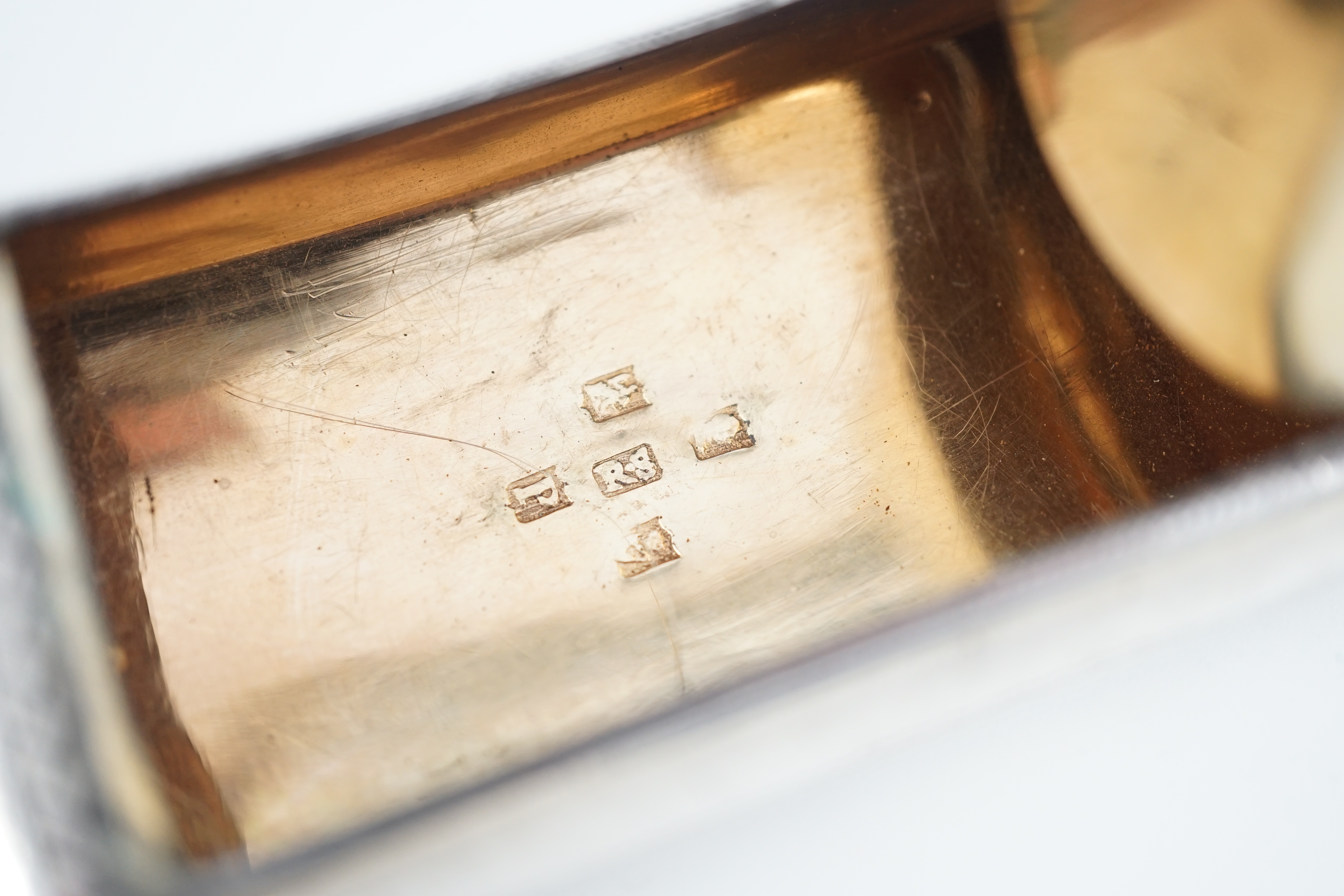 A George III Irish silver double snuff box, by Richard Sawyer